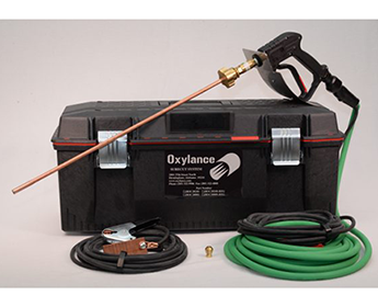 Exothermic Oxylance Standard Toolbox Cutting System Kit with 25 foot Leads and Hose