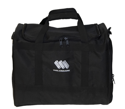 Welders Tool Bag/Duffle Bag, Zippered With Tool Pockets, Black