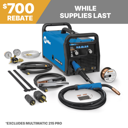 Multimatic® 215 Multiprocess Welder Basic Package