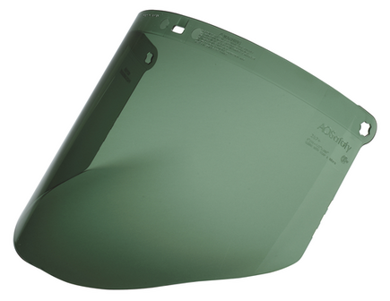 3M™ Polycarbonate Faceshield, 82702-00000, molded, dark green