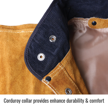 Split Cowhide Welding Jacket Medium