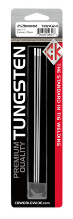 Tungsten 0.8% Zirconiated 1/8 x 7" 3 Pack