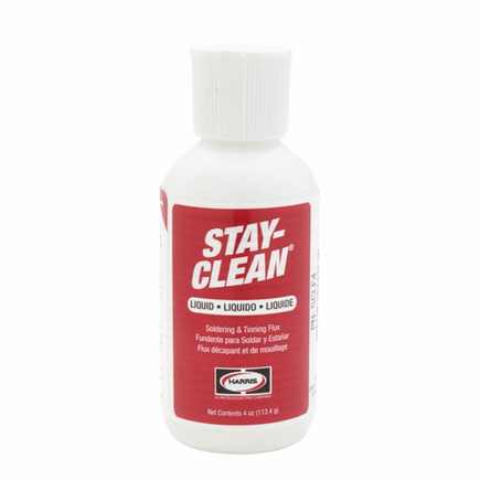 Harris Stay-Clean Liquid Flux 4 oz Bottle Harris Stay-Clean Liquid Flux 4 oz Bottle