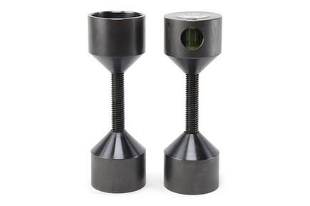 Threaded Flange Bolt Hole Aligners Two Hole Pins Large 1/2" to 1-15/16"