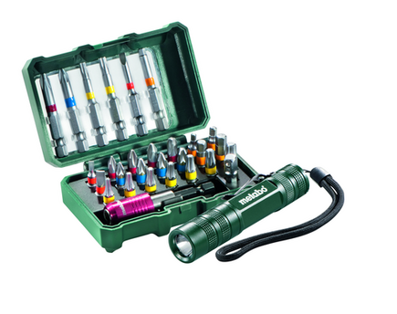 Screwdriver Bit Set with Flashlight