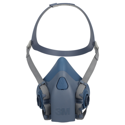 Small 3M™ Half Facepiece Reusable Respirator 7501/37081(AAD) 