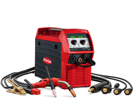 Fronius TRANSSTEEL 2200C Multi-Process Stick/Tig/Mig Package. 120-220 Volt 230 amps