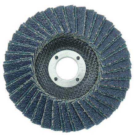 6" Flap Wheel 80 Grit Type 29 C&ZA (7/8 A.H.) Weiler
