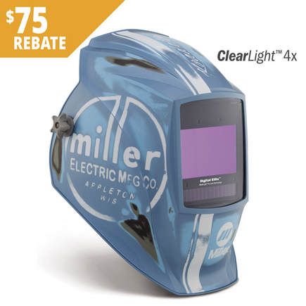 Miller Welding Helmet Digital Elite™CL4x Vintage Roadster (QR) Clearlight