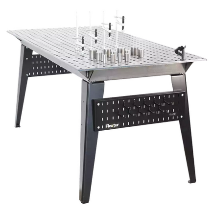 Flextur Stationary Welding Table 36" x 72" with Fixture Kit
