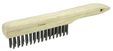 Weiler Vortec Pro Wire Scratch Brush CS 4 x16 rows 10"