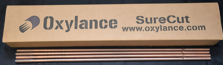 Oxylance Exothermic Lancing Rods 1/4" x 24" Sure Cut Quick Connect (Bare)