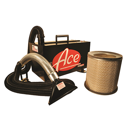 Ace™ Fume Exhauster 95/190 CFM 120 Volt 12 ft. Arm with Mag Base and Cleanable Filter