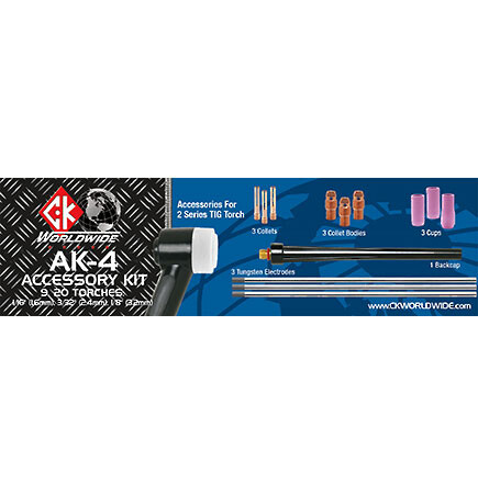 AK-4 Accessory Kit for 2 Series Torches 1/16", 3/32", 1/8"