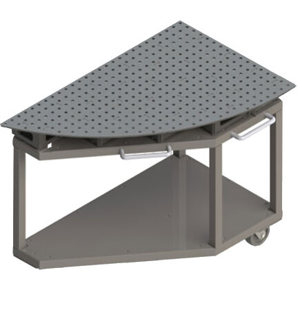 APT Modular Side Cart fits Left Front or Right Rear on COBOT-10iA and COBOT-10iA/L
