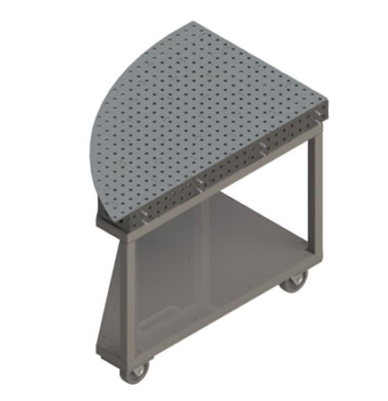 APT Modular Side Cart fits Right Front or Left Rear on COBOT-10iA and COBOT-10iA/L