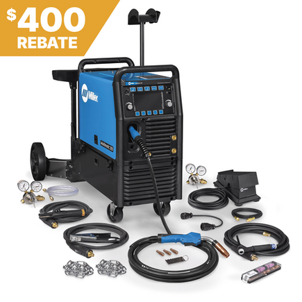 Miller Multimatic 255 Multi Process Twin Cylinder Package 208-575 volts Miller Multimatic 255 Multi Process Twin Cylinder Package 208-575 volts