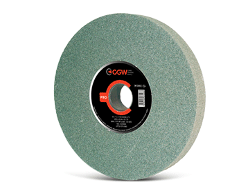 Bench grinder wheel 100 Grit Silicon Carbide 6 x 3/4 x 1 (Stepdown Plug to 1/2)