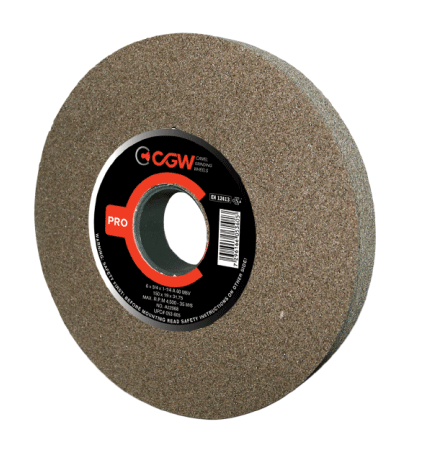 Bench grinder wheel 120 Grit Z Aluminum Oxide 6 x 3/4 x 1 (Stepdown Plug to 1/2)