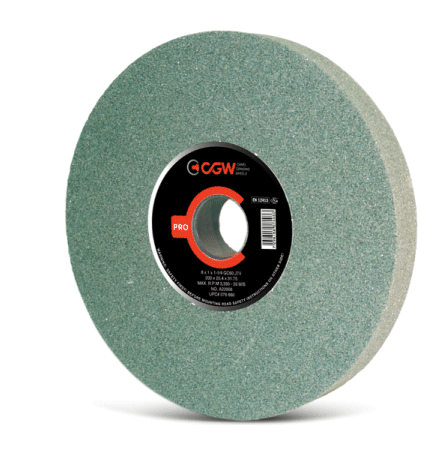 Bench grinder wheel 60 Grit Silicon Carbide 6 x 3/4 x 1 (Stepdown Plug to 1/2)