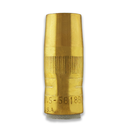 Bernard® Nozzle Small Center Fire 5/8 x 1/ 8 Recess Brass