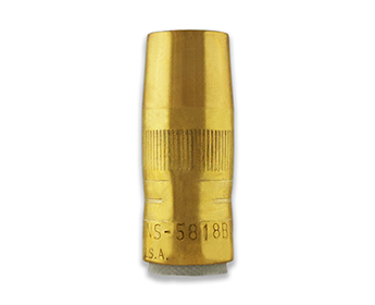 Bernard® Nozzle Small Center Fire 5/8 x 1/ 8 Recess Brass