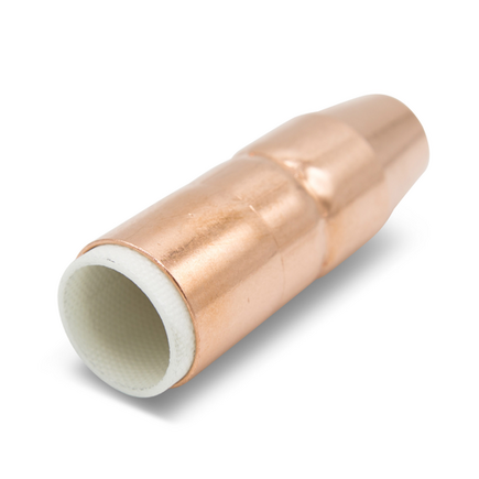 AccuLock" MDX" Thread-On Nozzle, 1/2" Orifice, 1/8" Tip Recess, Copper (1 per pkg)