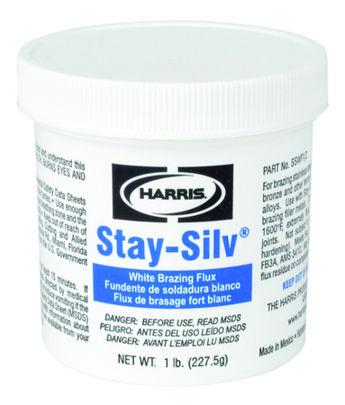 Harris Stay-Silv White Flux 1lb Jar AWS FB3-A