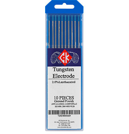 CK Tungsten 2% Lanthanated Tungsten 3/32 x 7