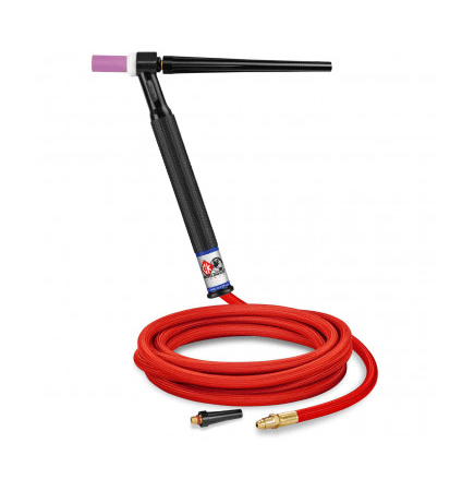 CK9 125 Amp Flex Head Tig Torch Pkg. 12.5'. Super-Flex Cable Gas Cooled CK9 125 Amp Flex Head Tig Torch Pkg. 12.5'. Super-Flex Cable Gas Cooled