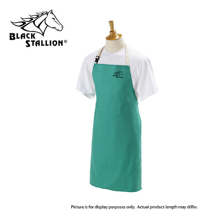 9 OZ FLAME RESISTANT COTTON 36 INCH BIB APRON, 36"