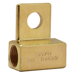 2PCA Bolt on Brass Adapter for Power Cables 7/8"-14 LH