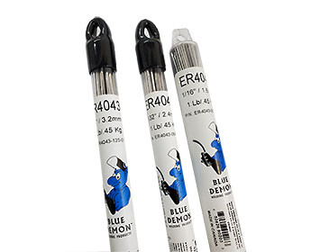 ER4043 Aluminum Tig Rod 1/16" x 36" x 1 lb tube