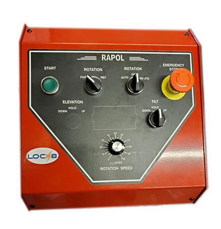 Optional Remote Console 2 Axis on Pedestal Base when ordering a New Machine