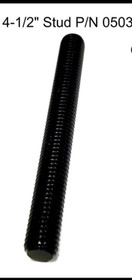 Extension Stud with Double Lead Thread 1/2-13 x 4 1/2 inch Long