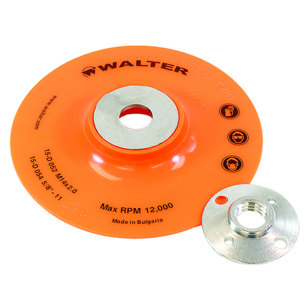 Walter Backing Pad 5" x 5/8"-11