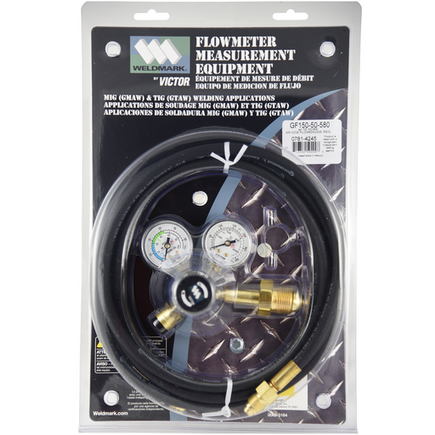 Weldmark Regulator Flow Gauge for Argon Argon/Co2 Mixes AF150-580 / 10ft Hose