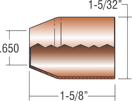 Lincoln Style Sub-Arc Flux Cone KP2085-1 T10575