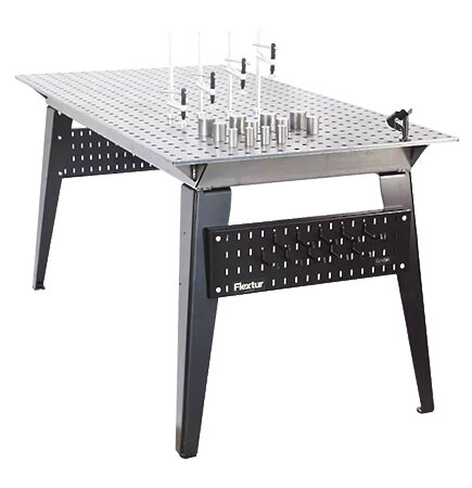Flextur Stationary Welding Table 36" x 72" with Fixture Kit