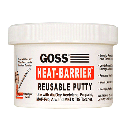 Goss Heat-Barrier™ Re-useable Heat Putty 12oz