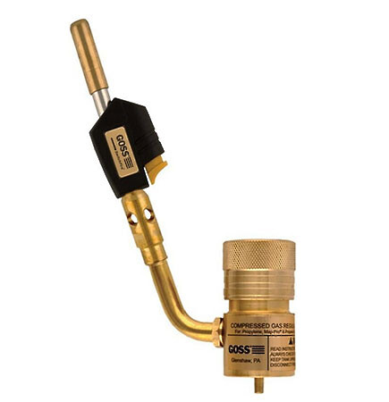 Goss Self Ignite Plumbers Torch w/ 360d Swivel