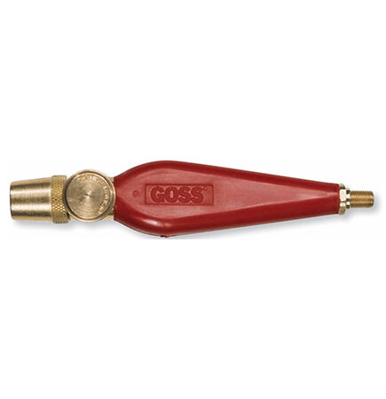 Goss Torch Handle for use with air/acetylene screw in tip systems