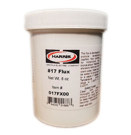 Harris 17 Paste Flux for Nickle-Silver and Bronze Alloys 8 oz. Jar
