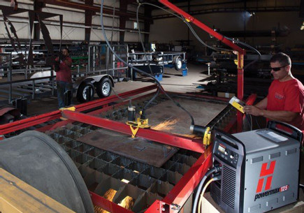 Hypertherm Powermax125 System with 25 ft 85° hand torch