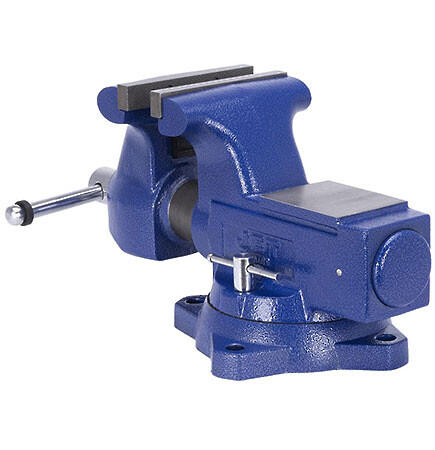 Jet Heavy Duty Round Channel Bench Vise 6-1/2"