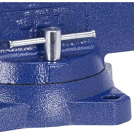 Jet Heavy Duty Round Channel Bench Vise 6-1/2"