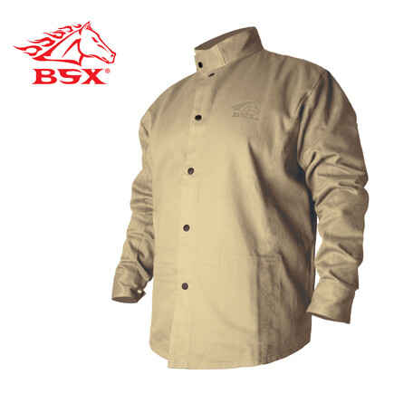 BSX® Flame-Resistant Cotton Welding Jacket Large