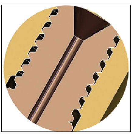 Lincoln COPPER PLUS® Tapered Contact Tip 5/64" (2.0mm) 350 amp