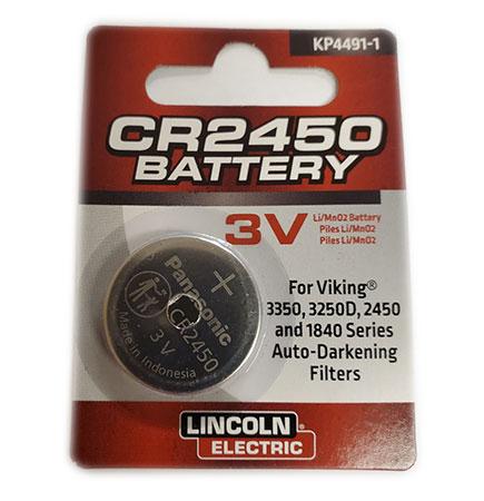 Lincoln VIKING CR2450 Lithium Battery - KP4491-1