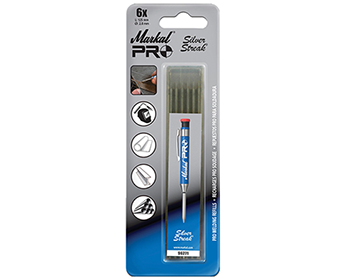 Markers, Silver Streak refill pack for Pro Mechanical holder 6 pcs.